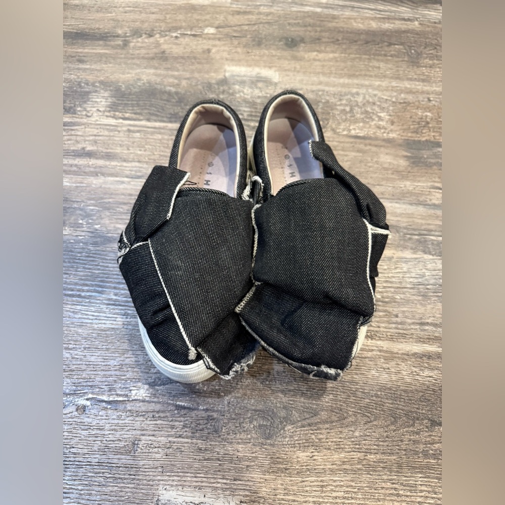 Joshua Sanders Bow Accents Loafer Sneakers